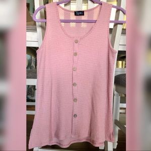Spin USA pink tank top